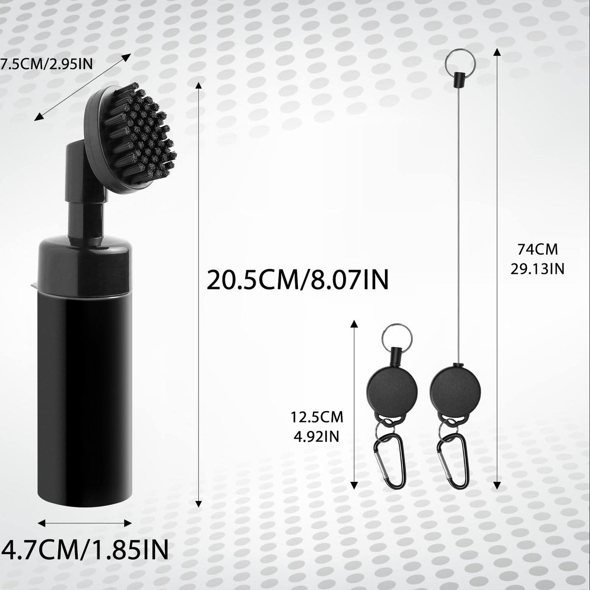 Golf Club Cleaner Spray Water Bottle  with Golf Cleaning Brush