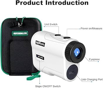 REVASRI Golf Rangefinder with Slope and Pin Lock Vibration
