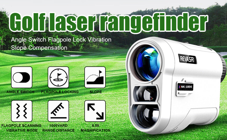 REVASRI Golf Rangefinder with Slope and Pin Lock Vibration