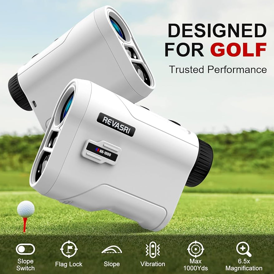 REVASRI Golf Rangefinder with Slope and Pin Lock Vibration