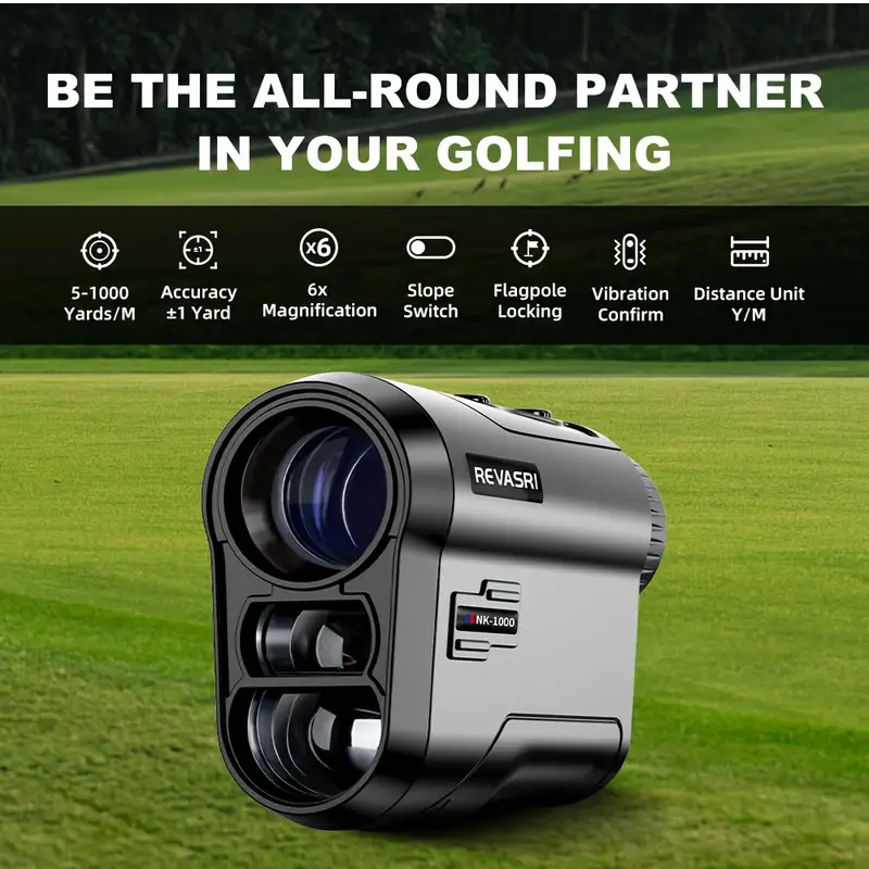 Golf Rangefinder with Slope & Flag Vibration